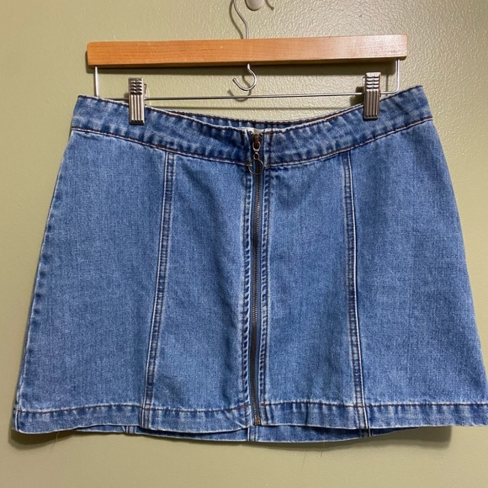 Altar’d State Jean Mini Skirt,‎ Size M